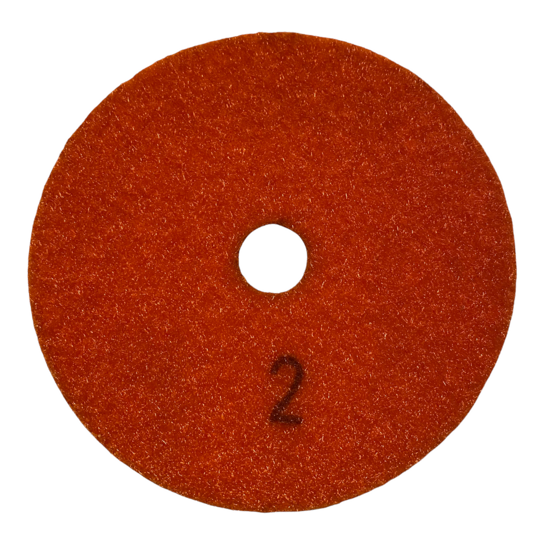 4” Diamond Polishing Pads Wet/Dry For Granite Quartz Marble Stone - Step 1, 2, 3