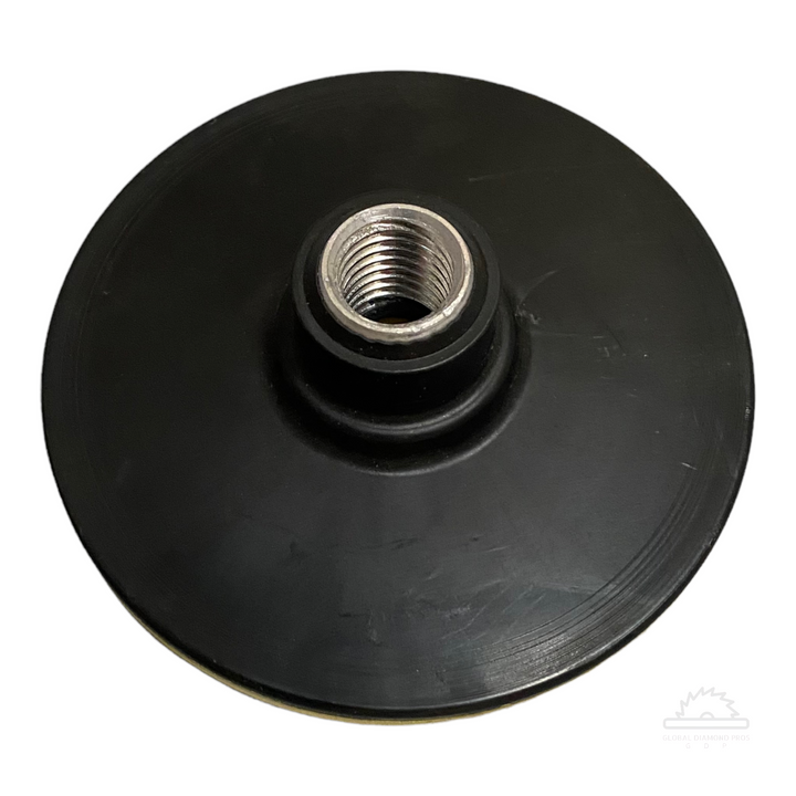 4" Hard Backer Pad - Loop Backing Pad for Grinder - Stone Polishing Pads