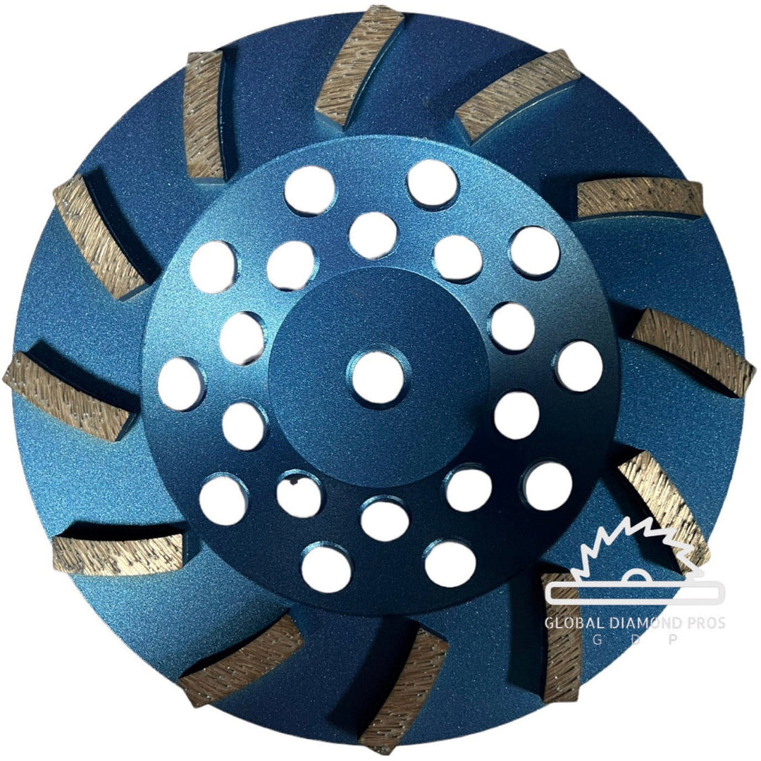  7 in. 12-Segment Turbo Cup Grinding Wheel