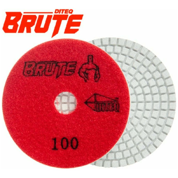 Brute Granite 7 Step Polishing Pads for Quartz & Granite - 7 Grits