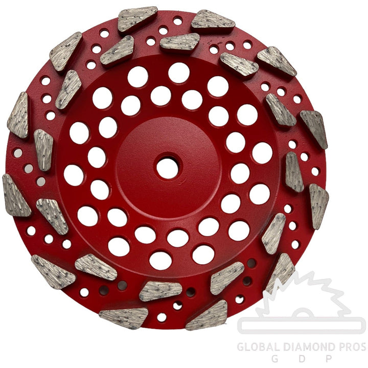 7" Tear Drop Cup Wheel