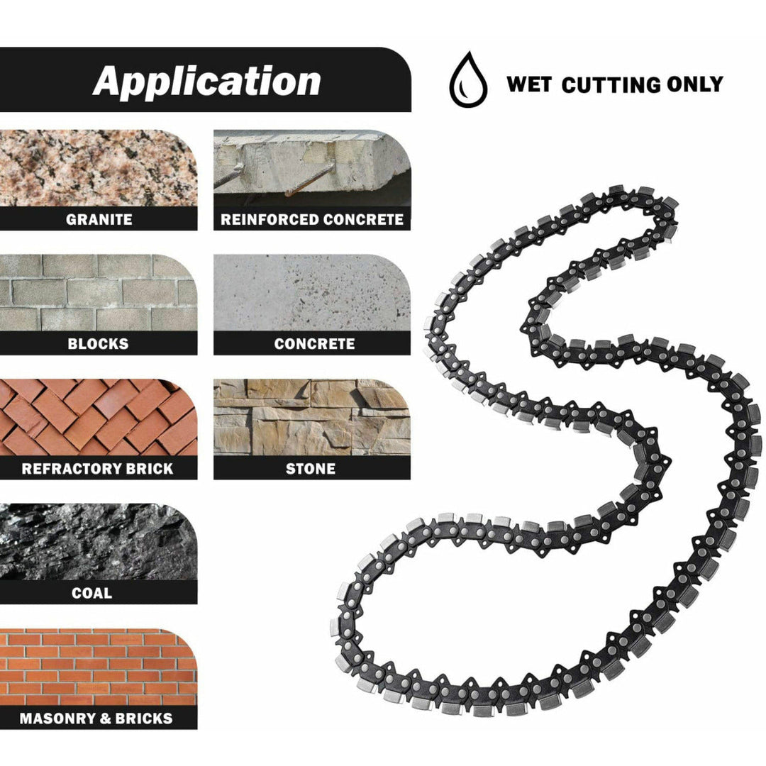 14” Concrete Diamond Chain For Husqvarna K970 Chainsaw