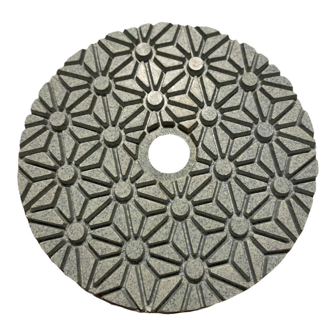 4” Diamond Polishing Pads Wet/Dry For Granite Quartz Marble Stone - Step 1, 2, 3
