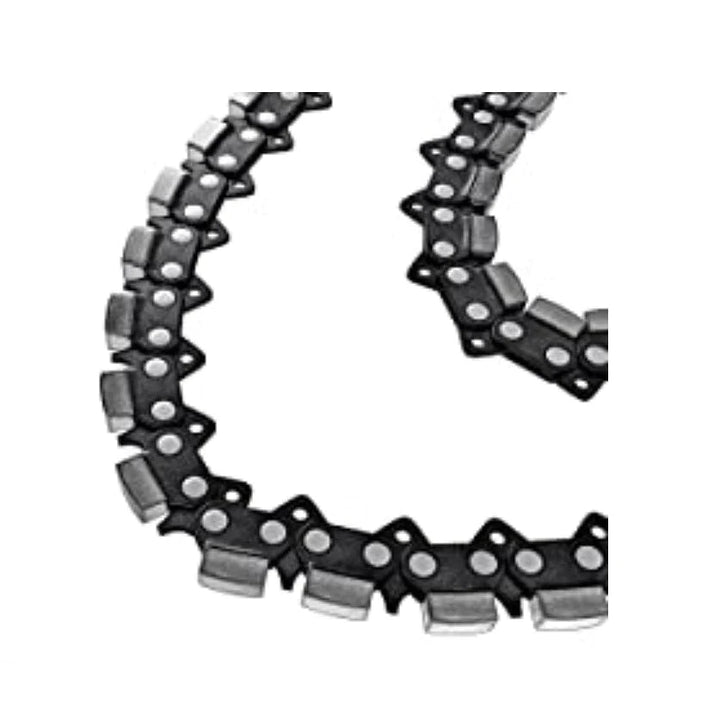 Husqvarna diamond chainsaw chains, select between hard reinforced concrete or softer building material for the right chain needed.  16" chains cut 17" deep and 12" chains can cut 13" deep. 