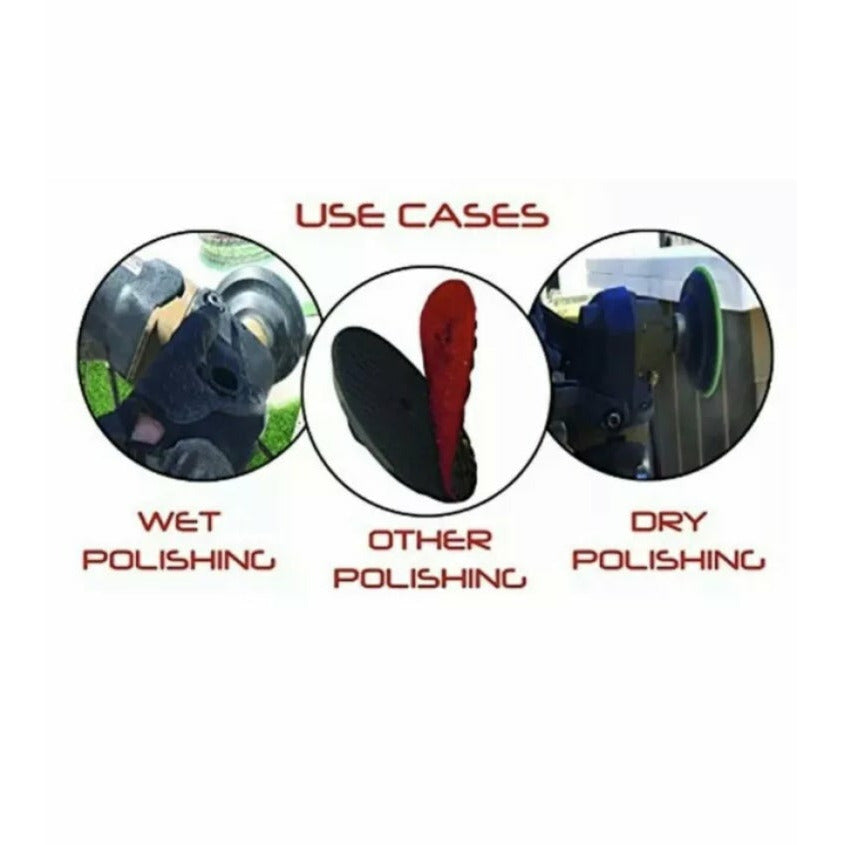 4" Rubber Backer Pad - Loop Backing Pad for Grinder - Stone Polishing Pads