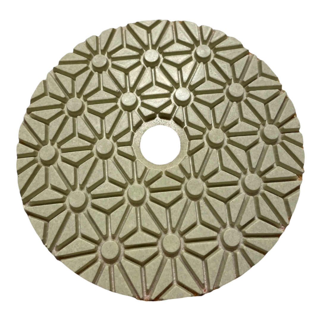 4” Diamond Polishing Pads Wet/Dry For Granite Quartz Marble Stone - Step 1, 2, 3