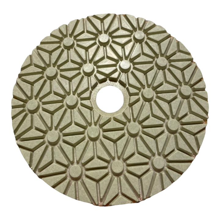 4” Diamond Polishing Pads Wet/Dry For Granite Quartz Marble Stone - Step 1, 2, 3