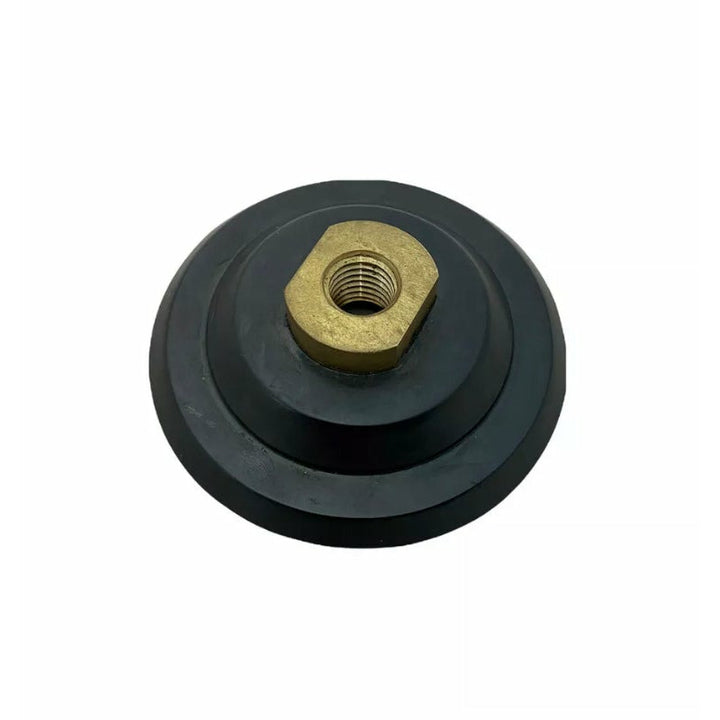 4" Rubber Backer Pad - Loop Backing Pad for Grinder - Stone Polishing Pads