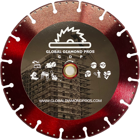 Cut off saw outlet blades