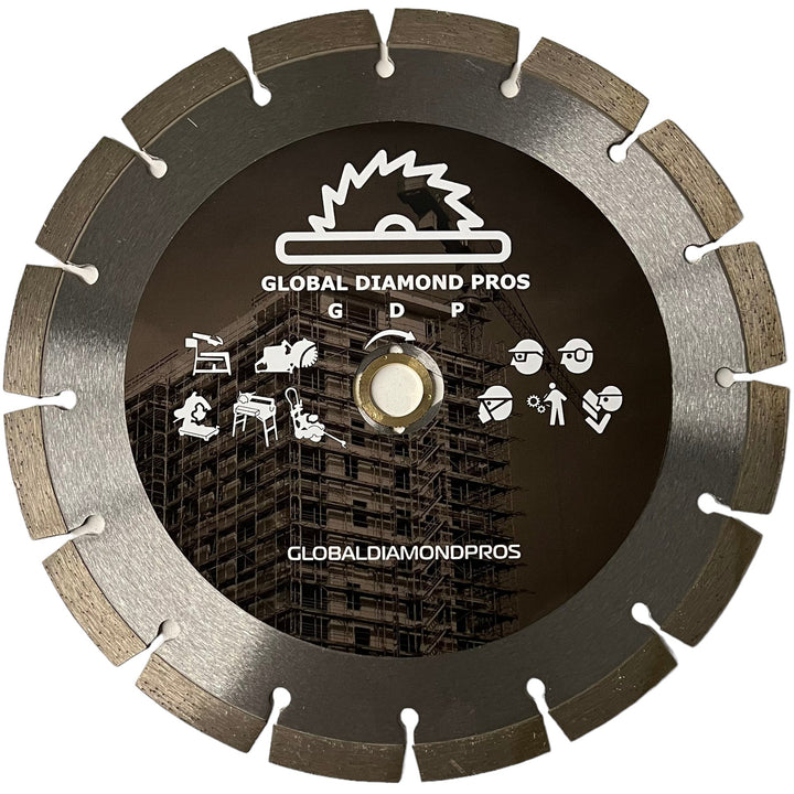 9" Battery Saw Blade Battery Cordless Portable Saw Blade Concrete Asphalt Masonry Diamond Blade