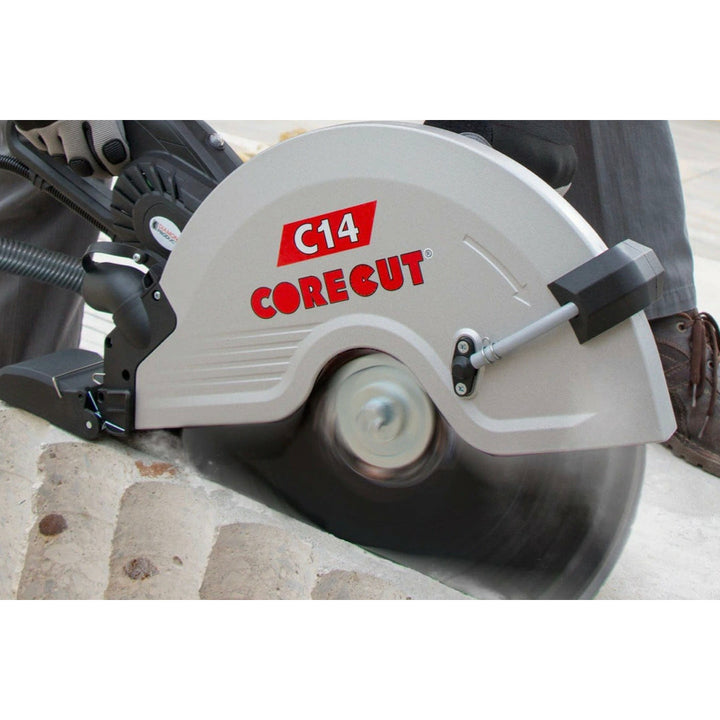 ELECTRIC HAND HELD 120V/25AMP FLUSH CUTTING HAND SAW 14” CORE CUT PACKAGE SAW & BLADE