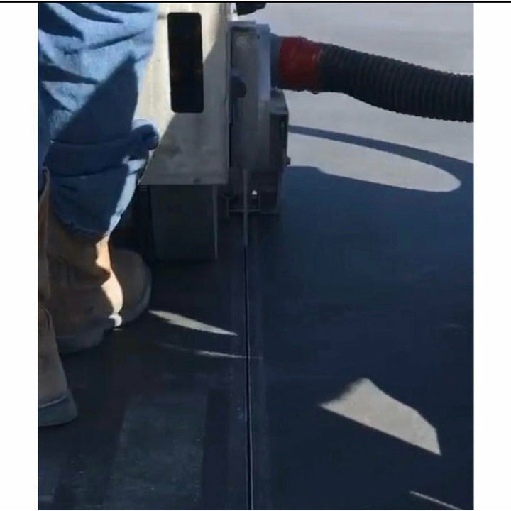 6” Early Entry Green Concrete Saw Blade Orange Cut