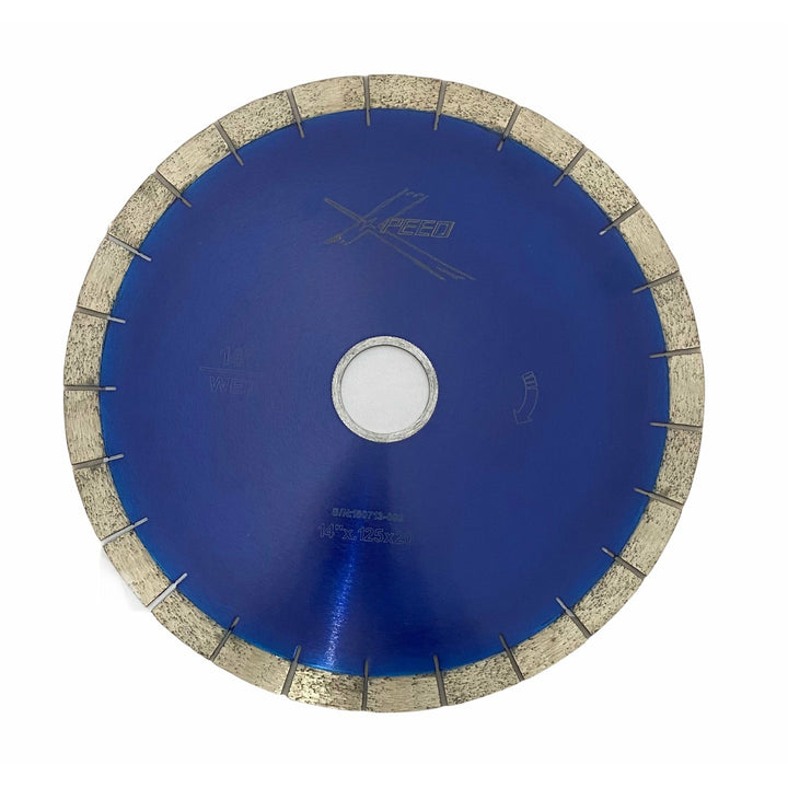 14" x .125" x 20MM Premium Xpeed Core Diamond Blade for Cutting Granite, Quartz, Stone, Marble