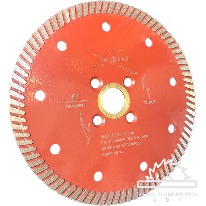 5”-6” Diamond Blade Turbo Premium Quality for Granite Engineered Stone Quartz & Quartzite