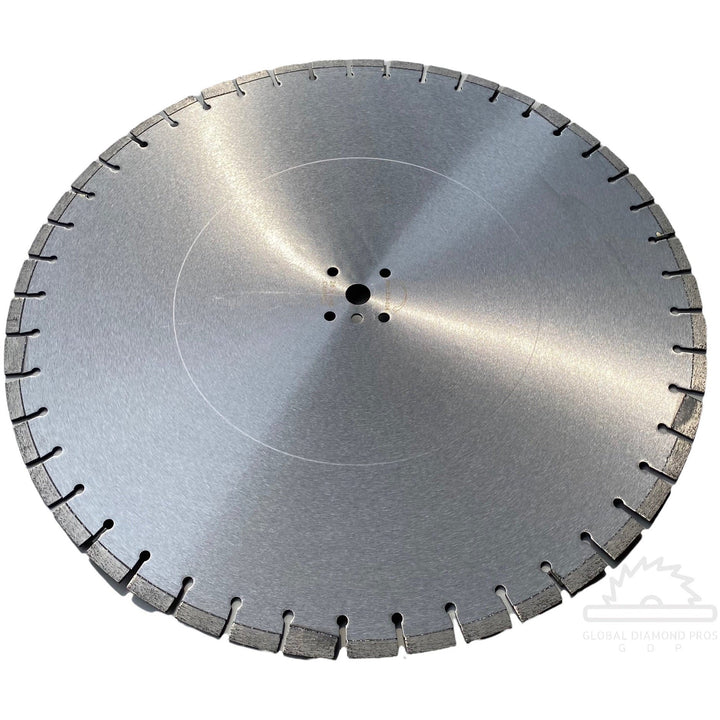 26" x .187" Diamond Blade Heavily Reinforced Bridge Deck CRC Reinforced Concrete