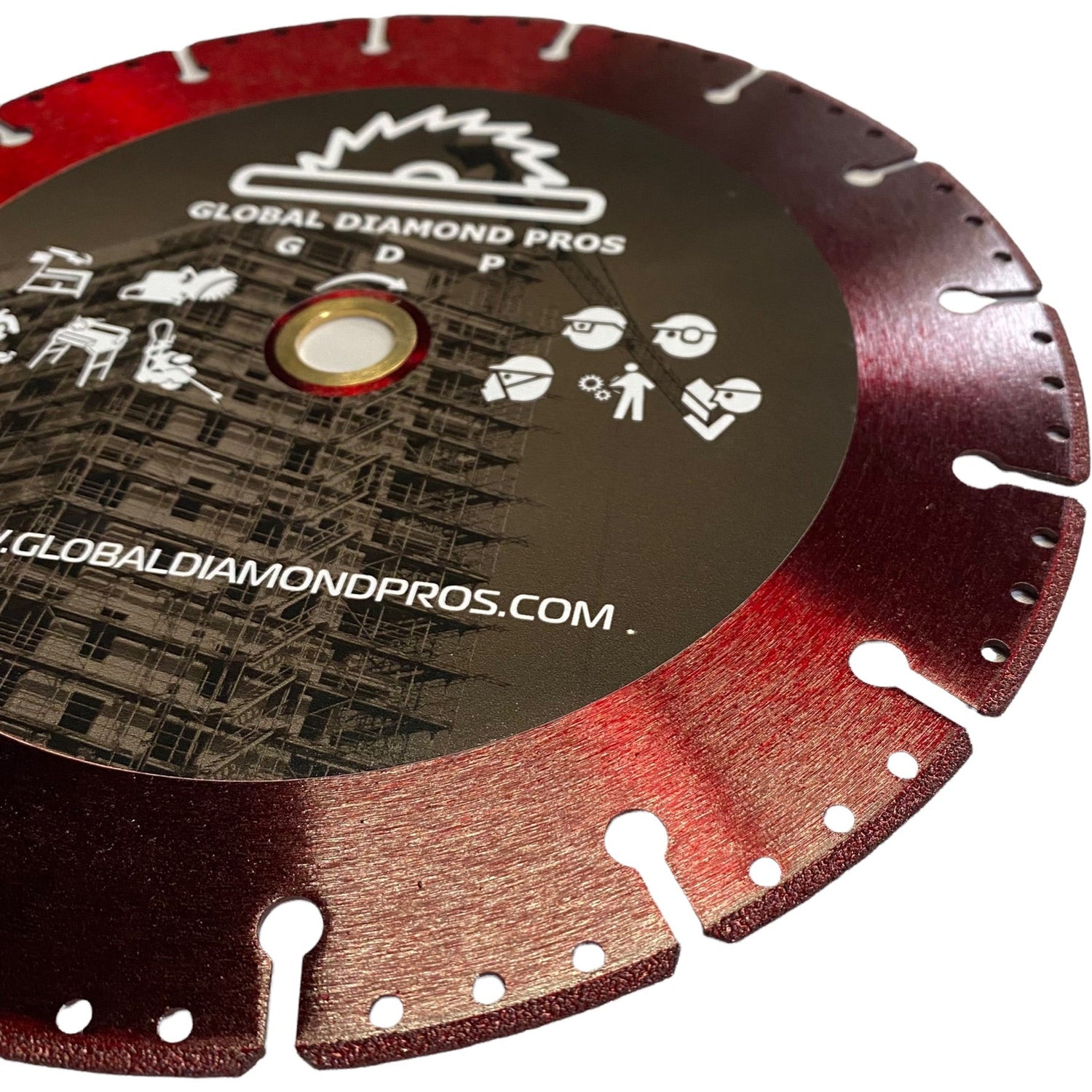 Hand Protection Diamond 9” All-Cut Fire Rescue Diamond Blade Safety All Cut Demolition Diamond ...