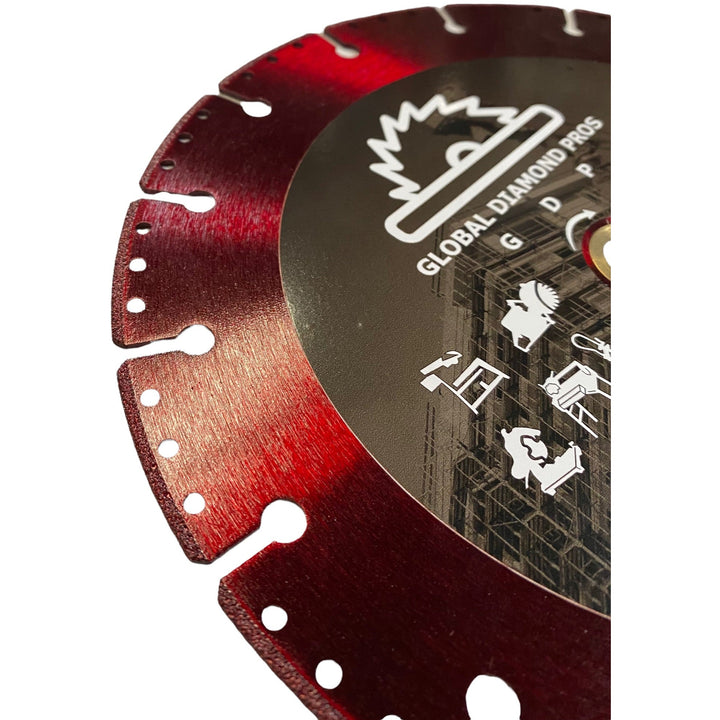 4.5” All-Cut Vacuum Brazed Diamond Blade Cut All For Concrete, Granite, Marble, Brick, Block fits Angle Grinder- 3 Pack