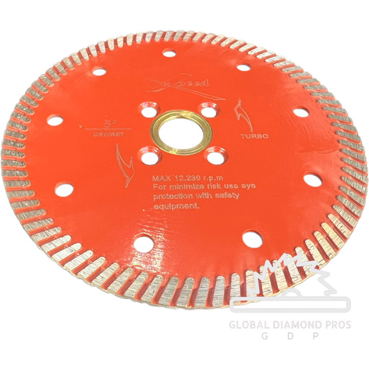 5”-6” Diamond Blade Turbo Premium Quality for Granite Engineered Stone Quartz & Quartzite