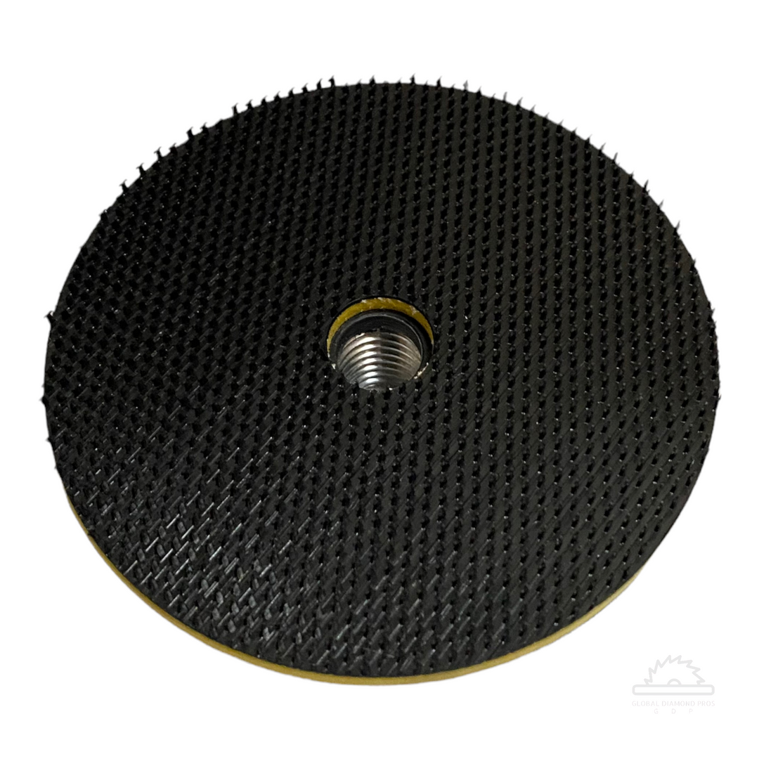 4" Hard Backer Pad - Loop Backing Pad for Grinder - Stone Polishing Pads