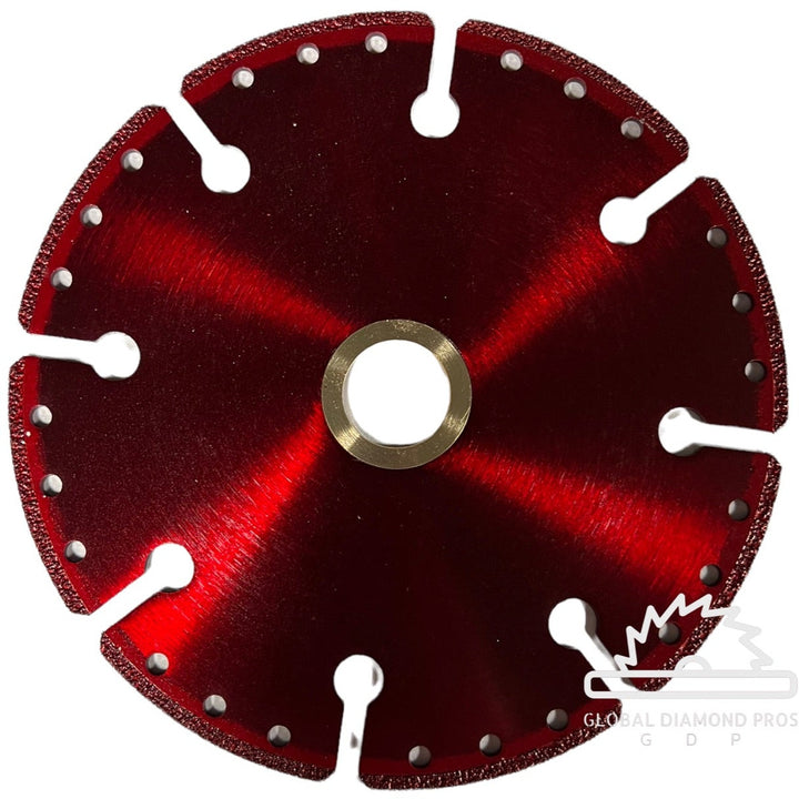 4.5” All-Cut Vacuum Brazed Diamond Blade Cut All For Concrete, Granite, Marble, Brick, Block fits Angle Grinder- 3 Pack