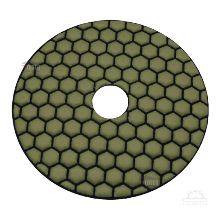 Brute Granite 7 Step Dry Polishing Pads for Quartz & Granite - 7 Grits