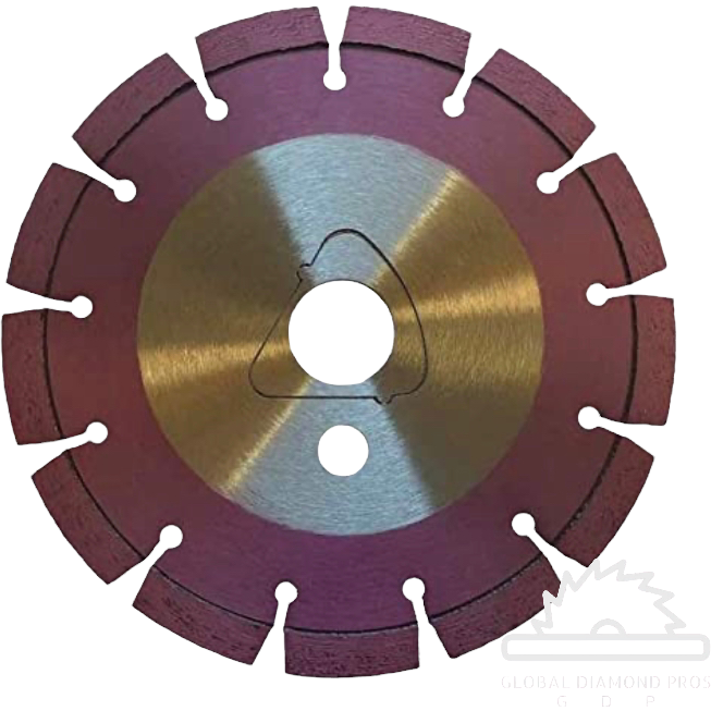 6” Early Entry Green Concrete Saw Blade Purple Cut