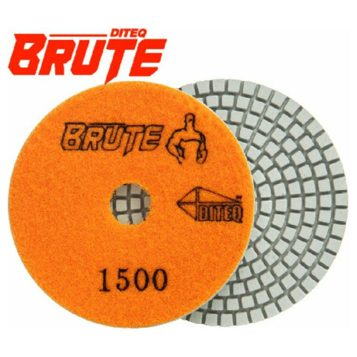 Brute Granite 7 Step Polishing Pads for Quartz & Granite - 7 Grits