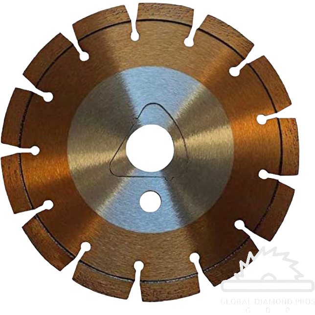 6” Early Entry Green Concrete Saw Blade Orange Cut