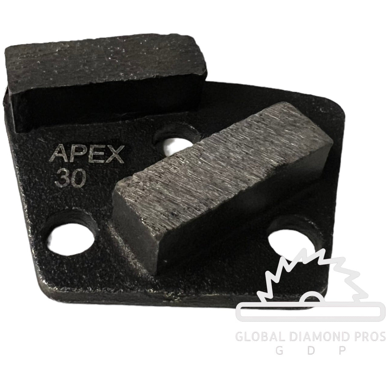 Diamond Trapezoid Concrete Floor Polishing Shoe Pad Grit #30 Abrasive Grinding Pad