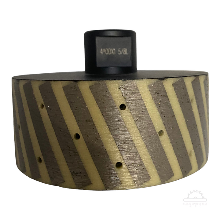 4” Zero Tolerance Drum Wheel for Granite, Engineered Stone, Quartz, Quartzite, Granite, Marble