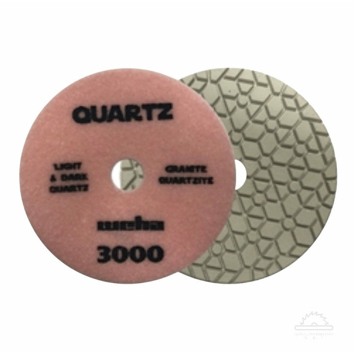 Weha 7-Step Quartz Polishing Pads for Granite, Quartz, Quartzite, Stone