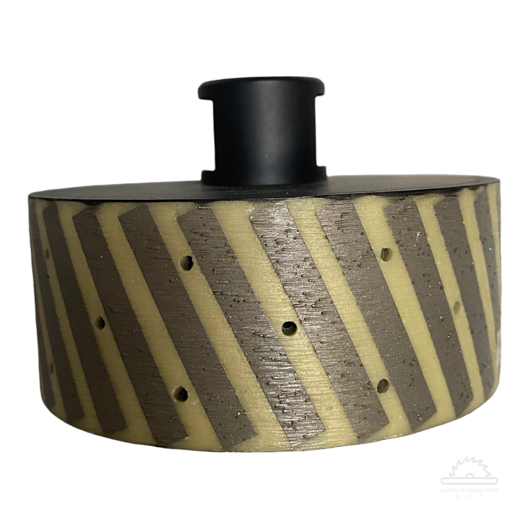 4” Zero Tolerance Drum Wheel for Granite, Engineered Stone, Quartz, Quartzite, Granite, Marble