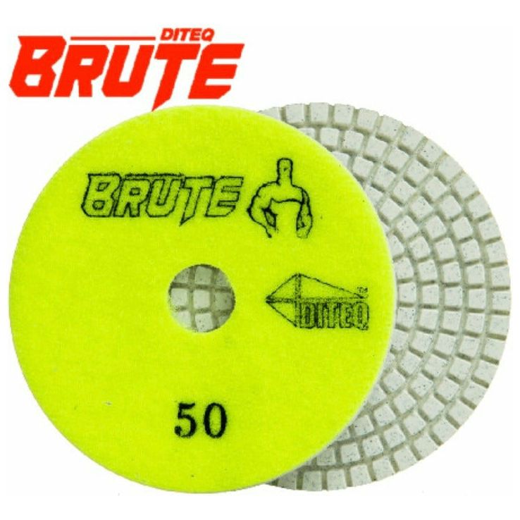 Brute Granite 7 Step Polishing Pads for Quartz & Granite - 7 Grits