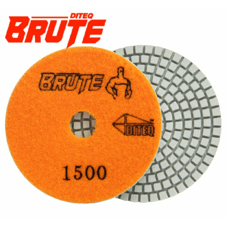 DITEQ 7 Step 4” Polishing Pads Brute Grit 50,100,200,400,800,1500,3000 Polishing Pads - 7 Pack