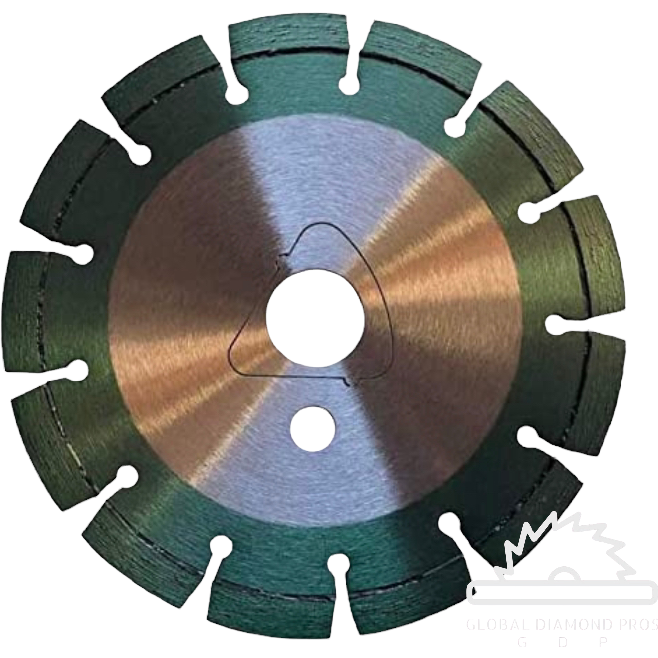 6” Early Entry Green Concrete Saw Blade Green Cut