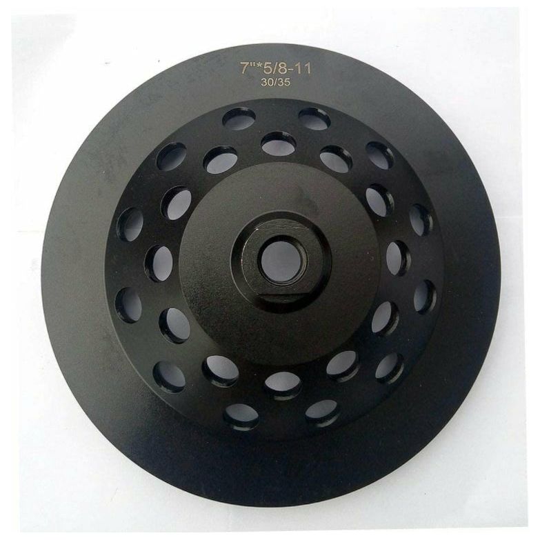 7 Inch Arrow Type Diamond Grinding Cup Wheel for Angle Grinder with 5/8"-11 Arbor