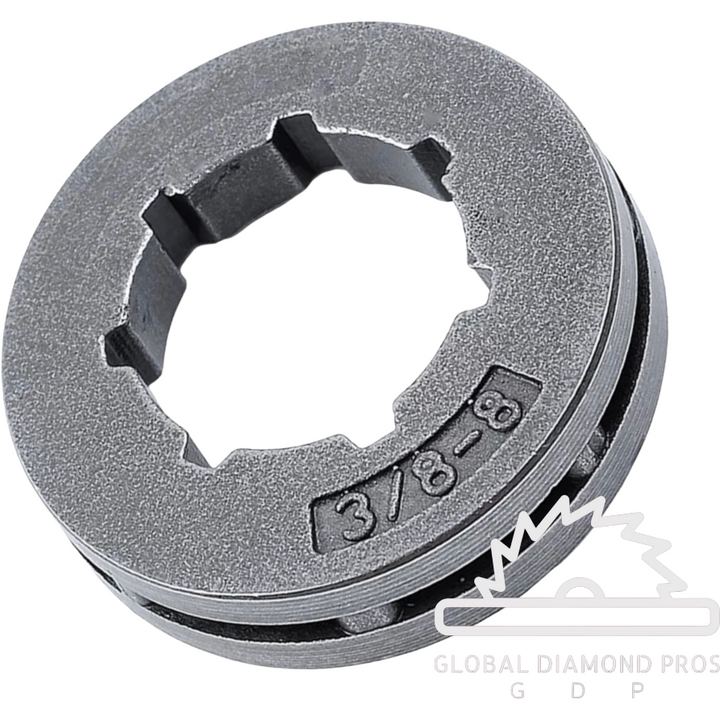 3/8”-8 Tooth Drive Sprocket Fits Husqvarna, ICS, Stihl Chainsaws 3/8 Pitch 8 Tooth Sprocket