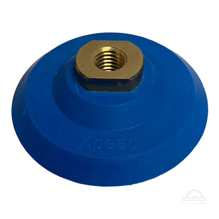 4" rubber backing pad for angle grinders