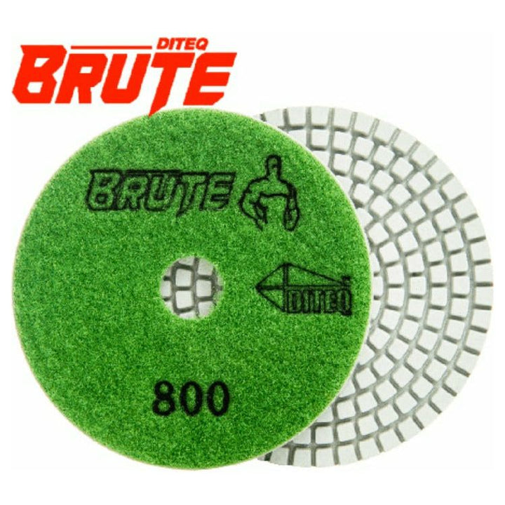 Brute Granite 7 Step Polishing Pads for Quartz & Granite - 7 Grits