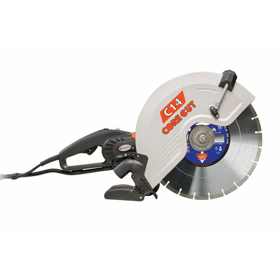 ELECTRIC HAND HELD 120V/25AMP FLUSH CUTTING HAND SAW 14” CORE CUT PACKAGE SAW & BLADE