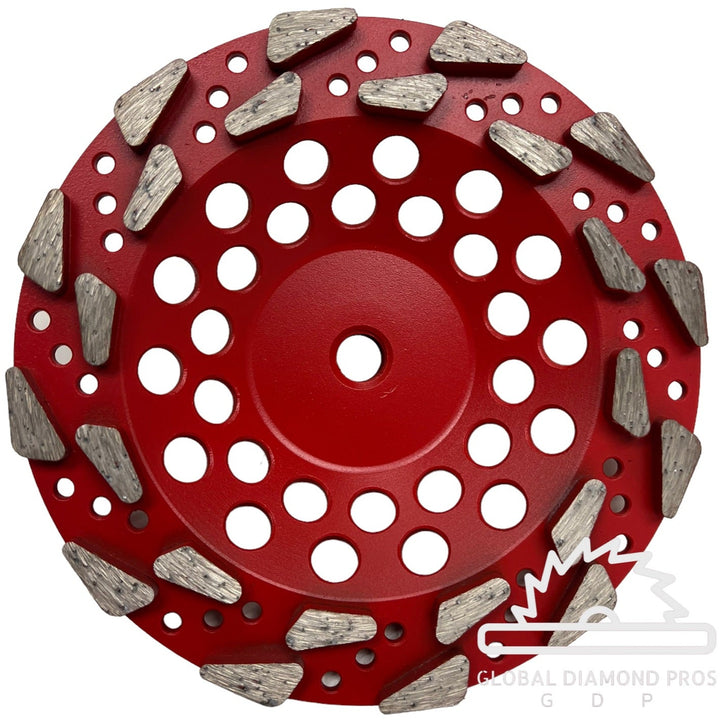 7" Tear Drop Cup Wheel